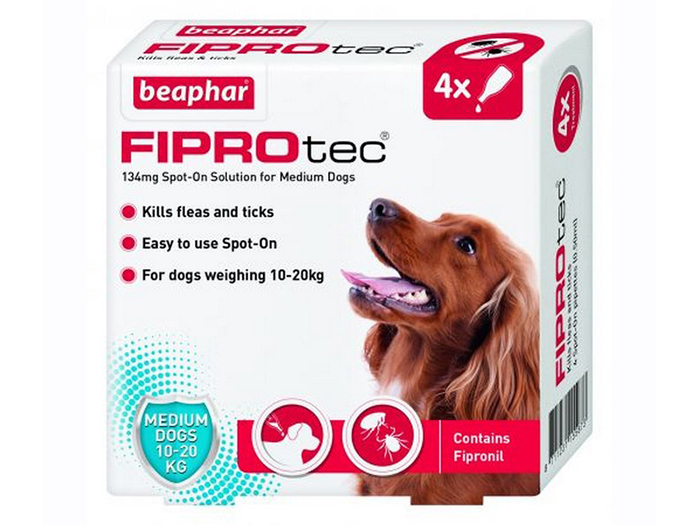 BEAPHAR FIPROTEC DOG M 4 PIPETTES
