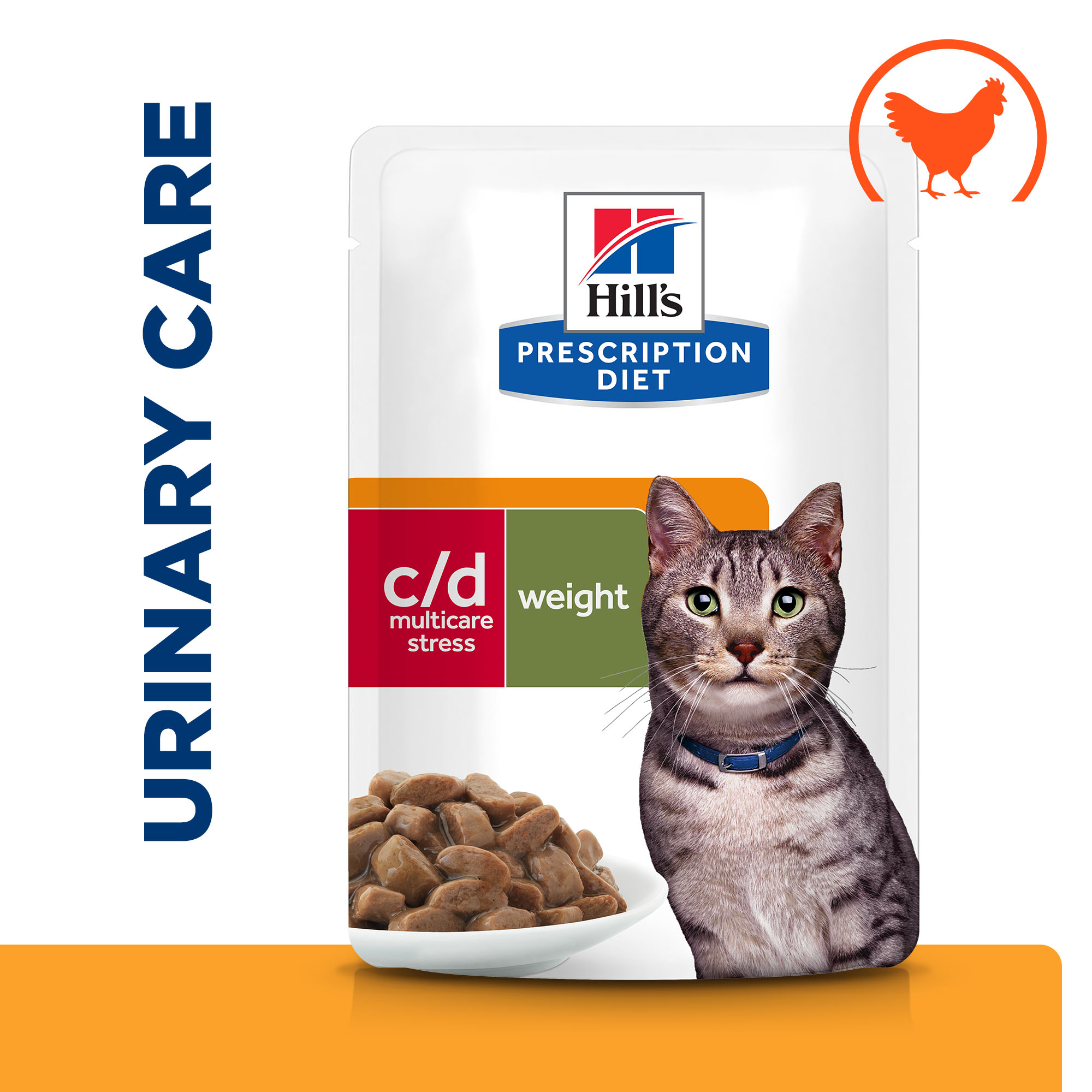 HILLS FELINE C/D URINARY STRESS + METABOLIC 12X85G