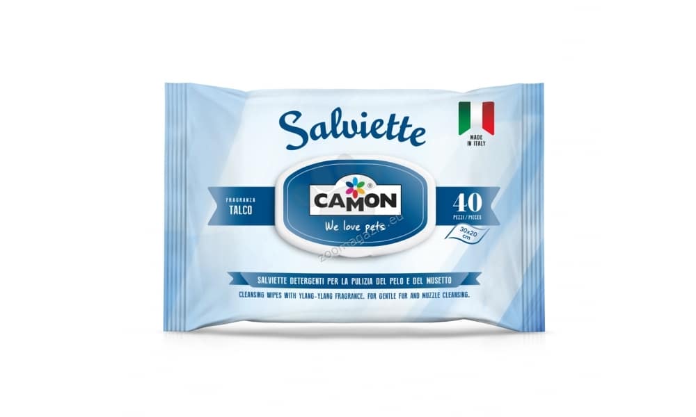 LA040 TALCUM SCENT CLEANING 40WIPES