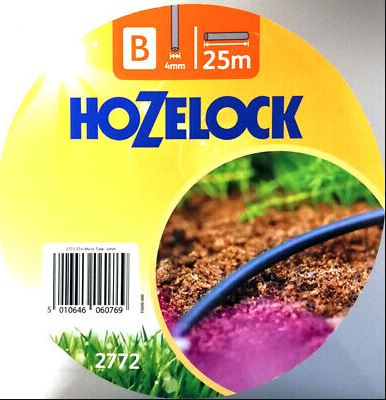 HOZELOCK MICRO HOSE 25M 4MM