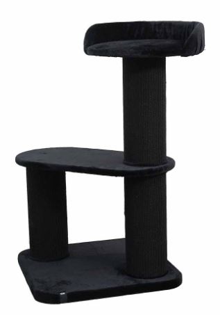 EBI BERLIN CAT TREE BLACK 68X68X118CM