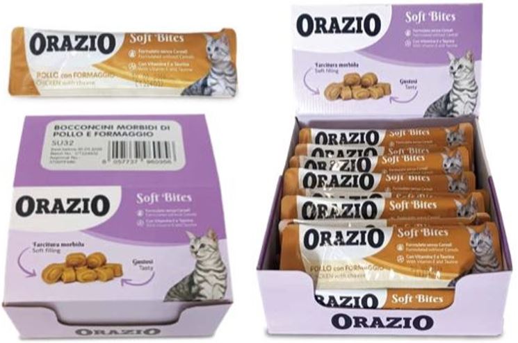 ORAZIO SOFT BITES CHICKEN & CHEESE X 10G