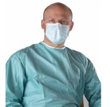 DISPOSABLE SURGERY MASKS W/ELASTIC BAND