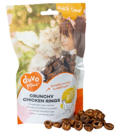 DUVO+ CRUNCHY CHICKEN RINGS 50G