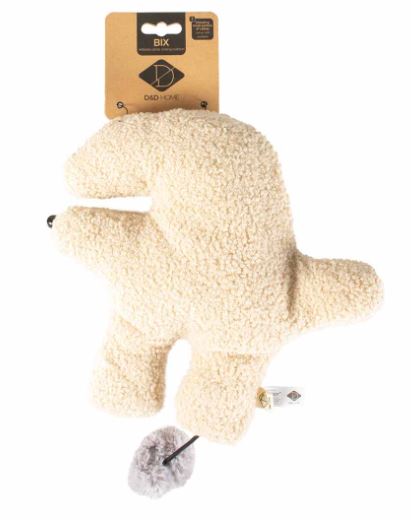 KICKING CUSHION BIX W/CATNIP BEIGE