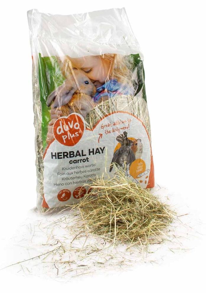 DUVO HERBAL HAY CARROT 500GR