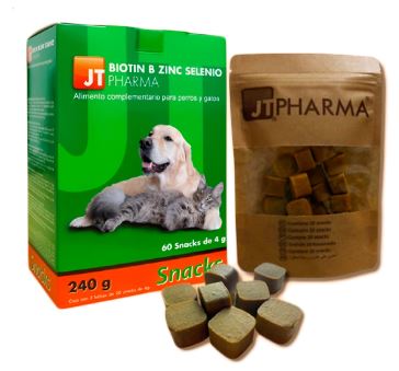 JT-BIOTIN B ZINC SELENIO SNACKS 60 X 4G