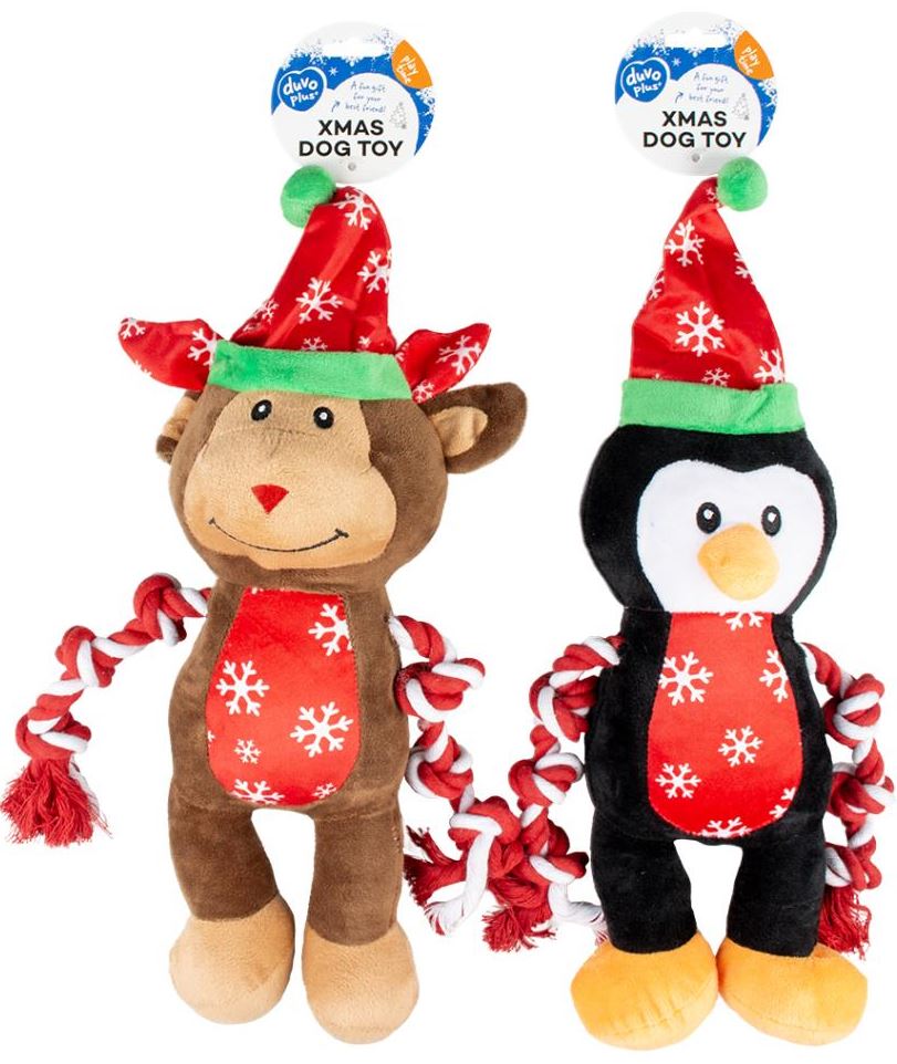 DUVO+ XMAS PLUSH PENGUIN & REEDER