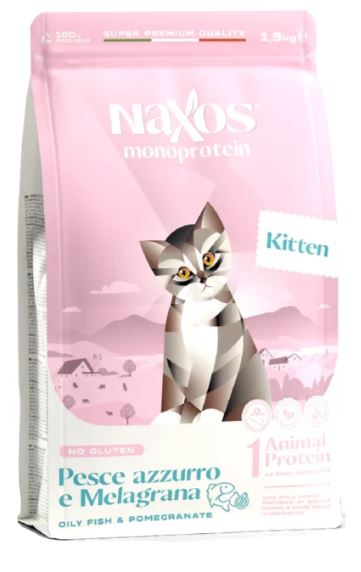 NAXOS KITTEN FISH & POMEGRANATE 1.5KG