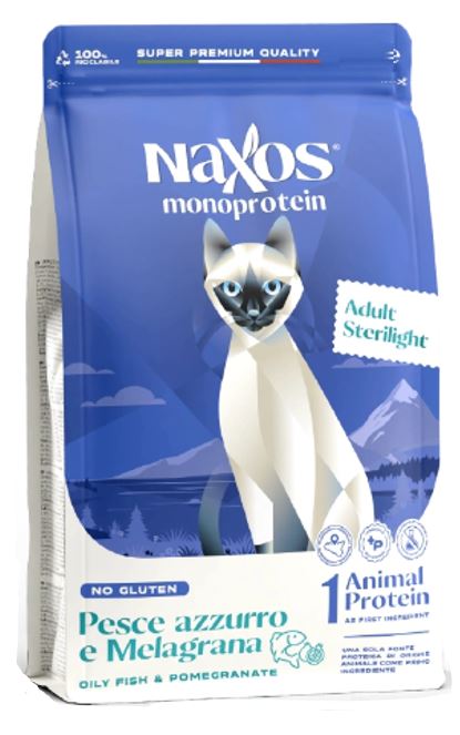 NAXOS STERIL CAT FISH & POMEGRANATE 7KG