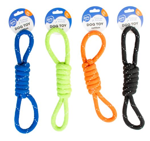 SCOOBY ROPE W/2 LOOPS MIXED COLOURS