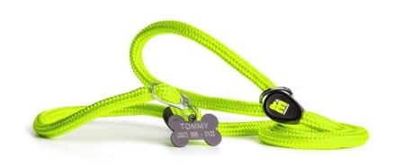 NO PULL LEASH GREEN NYLON MM 12 - MEDIUM