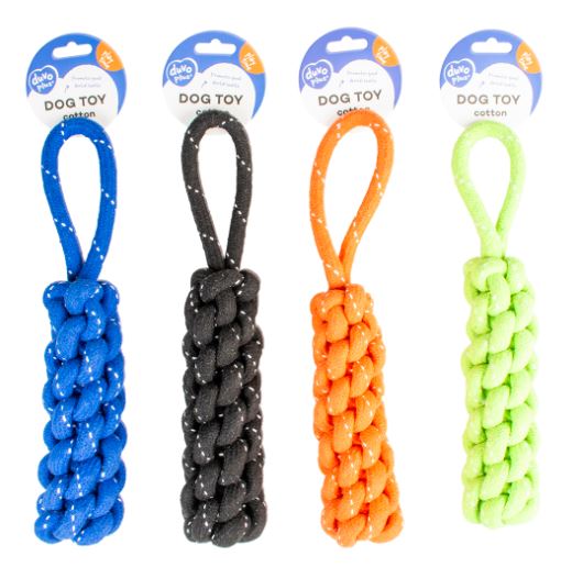 SCOOBY ROPE STICK W/LOOP MIXED COLOURS