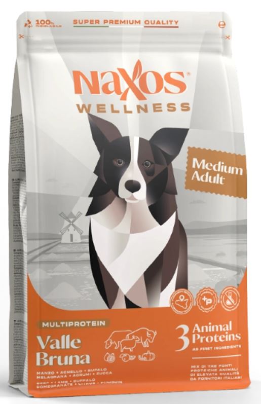 NAXOS WELLNESS MEDIUM ADULT VALLE 12KG