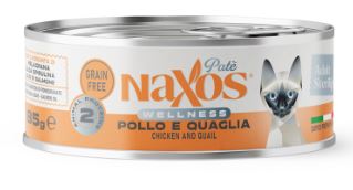 NAXOS CAT ADULT S/LIGHT CHICK/QUAIL 85G