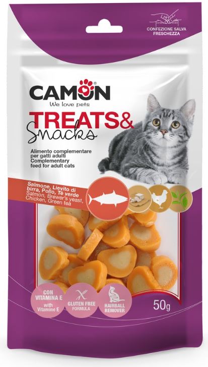 AF203 SALMON & CHICKEN SOFT HEARTS 50G