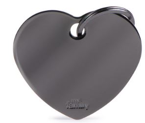MFB98 - LARGE HEART GUNMETAL