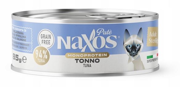 NAXOS CAT MONO ADULT S/LIGHT TUNA 85G