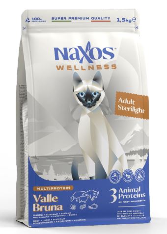 NAXOS STERILIGHT CAT VALLE 1.5KG