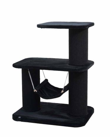 EBI HOUSTON CAT TREE BLACK 75X57X96CM