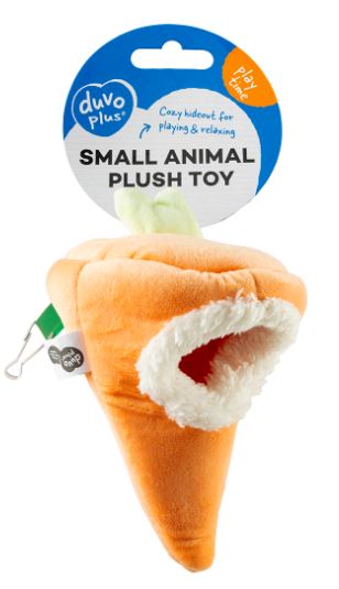 DUVO+ CARROT HOUSE PLUSH ORANGE