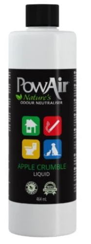 POWAIR LIQUID 464ML APPLE CRUMBLE
