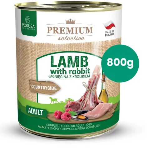 KARMA PREMIUM SEL 100% LAMB/RABBIT 800G