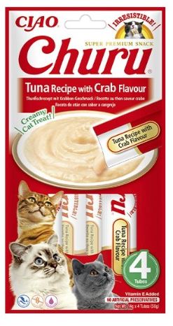 CHURU 114 TUNA/CRAB RECIPE X 4POUCHES