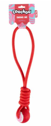 EBI COOCKOO BALL W/ROPE LOOP 'SWING ME''