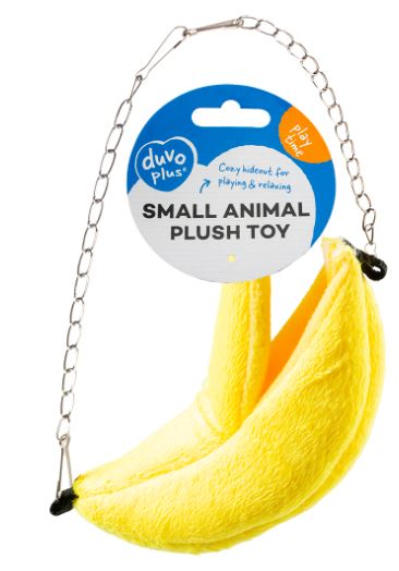 DUVO+ BANANA HOUSE PLUSH YELLOW
