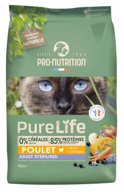 PURELIFE STERILISED CAT 8KG