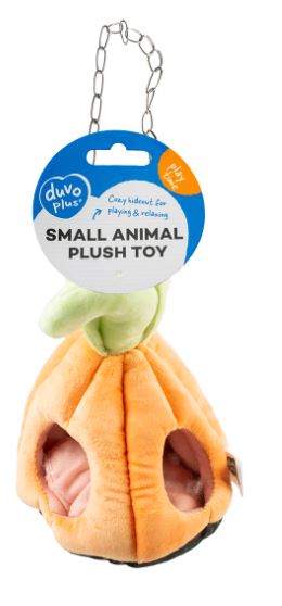 DUVO+ PUMPKIN HOUSE PLUSH ORANGE/GREEN