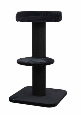 EBI MUMBAI CAT TREE BLACK 68X68X122CM