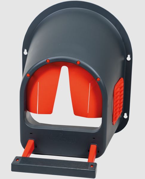 OLBA 'MYCOZYNEST' RED PLASTIC HEN NEST