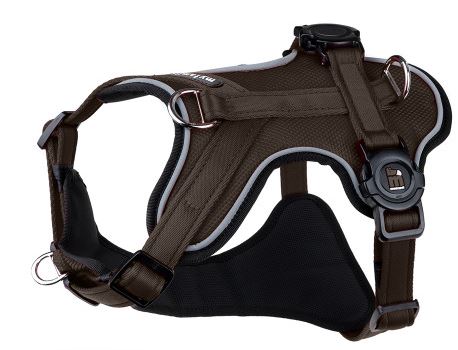 MEMOPET BROWN H-HARNESS XS 1.6CM