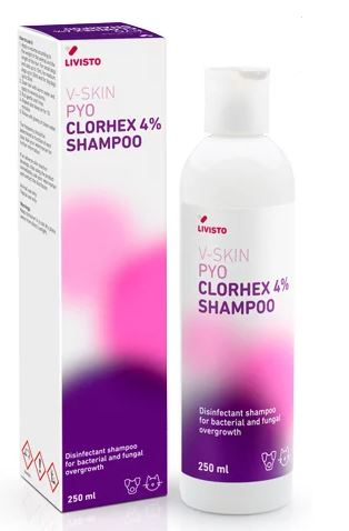 V-SKIN PYO CLORHEX 4% SHAMPOO 250ML