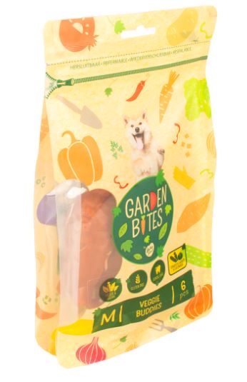 GARDEN BITE VEGGIE BUDDIES 8.5CM M - 6PC