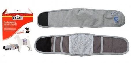 C221/5 MALE DOG WRAPS SIZE 5 GREY