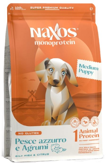 NAXOS MEDIUM PUPPY FISH & CITRUS X 12KG