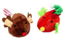 DUVO+ XMAS SILKY MICE X 2PCS