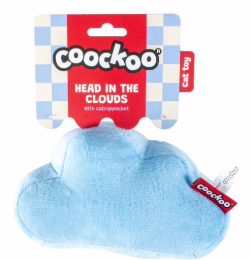 EBI COOCKOO HEAD IN TEH CLOUDS CUSHION