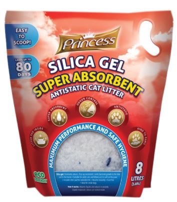 PRINCESS SILICA LITTER 8L