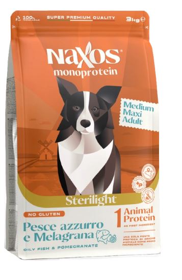 NAXOS MED/MAX STER/LIGHT FISH & POME 3KG