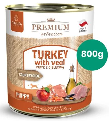 KARMA PREMIUM SEL PUPPY TURKEY/VEAL 800G