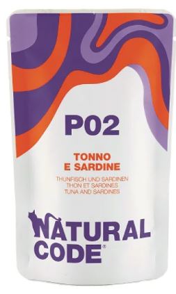 NATURAL CODE POUCHES X 70G