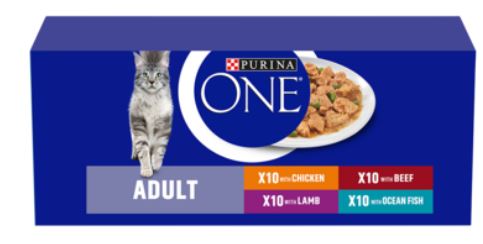 PURINA ONE POUCHES 40-PACK
