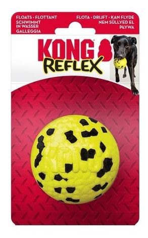 KONG REFLEX BALL YELLOW LARGE
