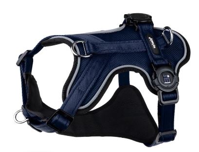 MEMOPET DARK BLUE H-HARNESS L 2.8CM