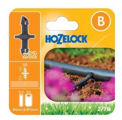 HOZELOCK STRAIGHT PIECE 4MM 12PCS