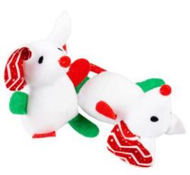 DUVO+ XMAS SILKY MICE BIG EARS X 2PCS